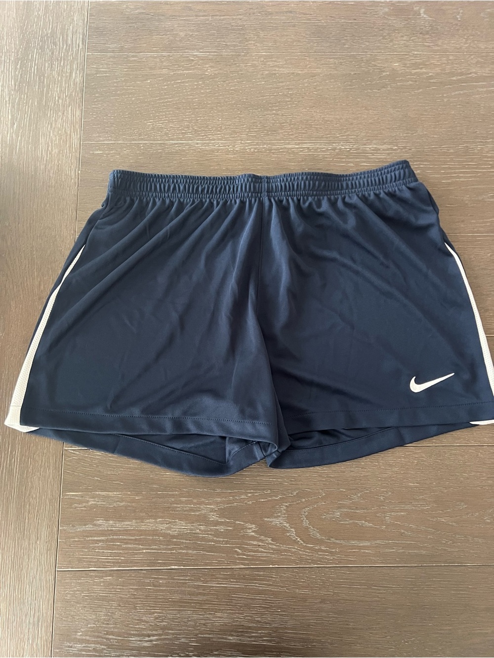 Nike Women's Dri-Fit Navy Athletic Shorts
